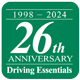 26th Anniversary Sticker Driving Essentials